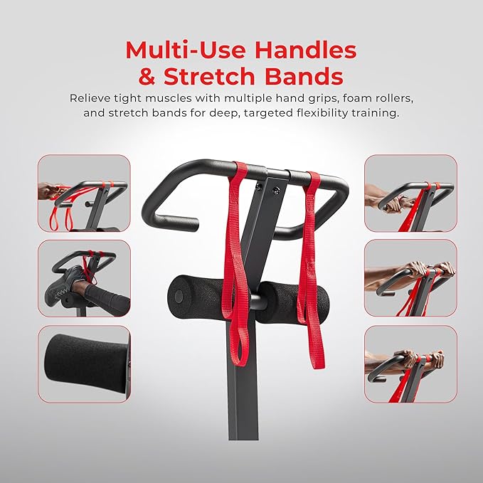 Sunny Health & Fitness Full Body Traction & Stretch Decompression Bench/Table Machine for Lumbar