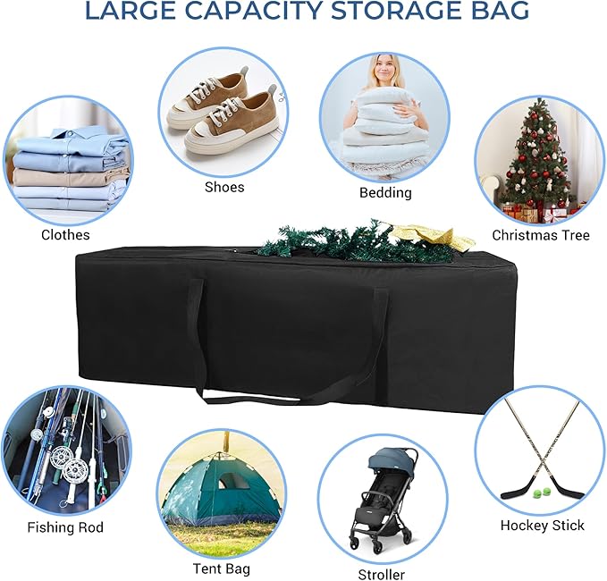 COOLBEBE 60" Sports Duffle Bag - 332L Extra Large Travel Duffel Luggage Bag with Upgrade Zipper