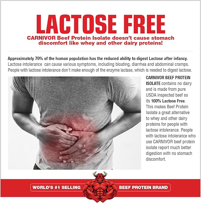 MuscleMeds Carnivor Bioengineered Beef Protein Isolate, Vanilla Caramel, 3.9 Pound