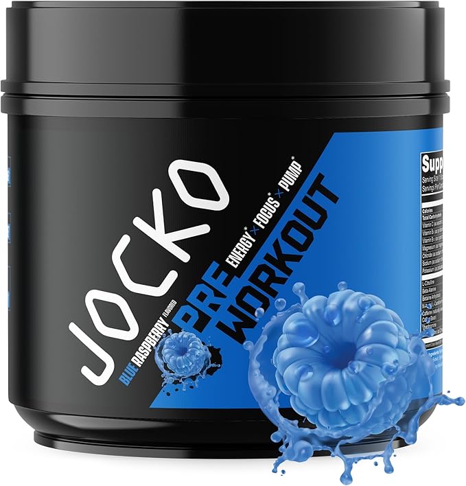 Jocko Fuel Ultimate Pre Workout Powder - Pre-Workout Energy Powder Drink for Men & Women - High
