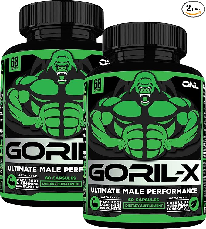 Testosterone Booster Supplement for Men - Goril X Workout Male Enhancing Pills 1000mg - Increase