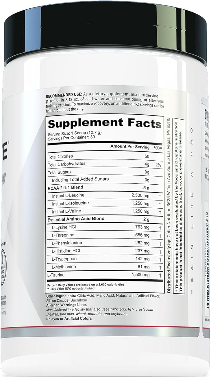 Generate EAA and BCAA Powder: Best Post Workout Recovery Drink and Branched Chain Amino Acids