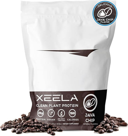 XEELA Plant Based Vegan Protein Powder - Independently Tested - 25g High Protein, Pea Protein for