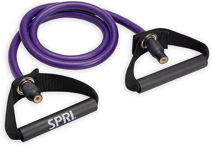 SPRI Xertube Resistance Bands with Handles – All Exercise Cords Sold Separately with Home Gym