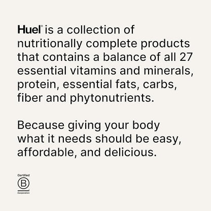 Huel Black Edition | Salted Caramel 40g Vegan Protein Powder | Nutritionally Complete Meal | 27