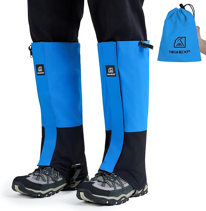 Leg Gaiters 100% Waterproof Adjustable Shoe Snow Boot Guard Gators for Hiking Shoe Cover Hunting
