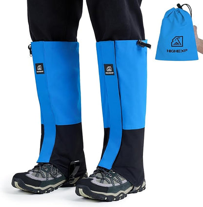 Leg Gaiters 100% Waterproof Adjustable Shoe Snow Boot Guard Gators for Hiking Shoe Cover Hunting