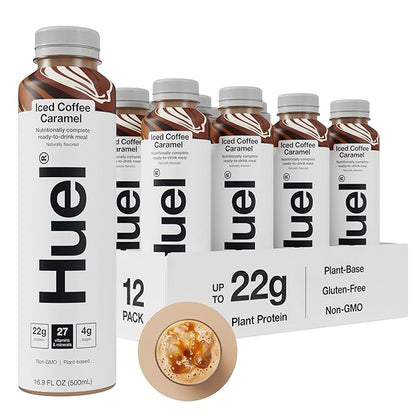 Huel Ready-to-Drink | Iced Coffee Caramel Meal Replacement Shake | High Protein Drink |