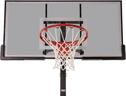 Silverback In-Ground Basketball Hoops, Adjustable Height Tempered Glass Backboard and Pro-Style Flex Rim. - Multiple Styles Available
