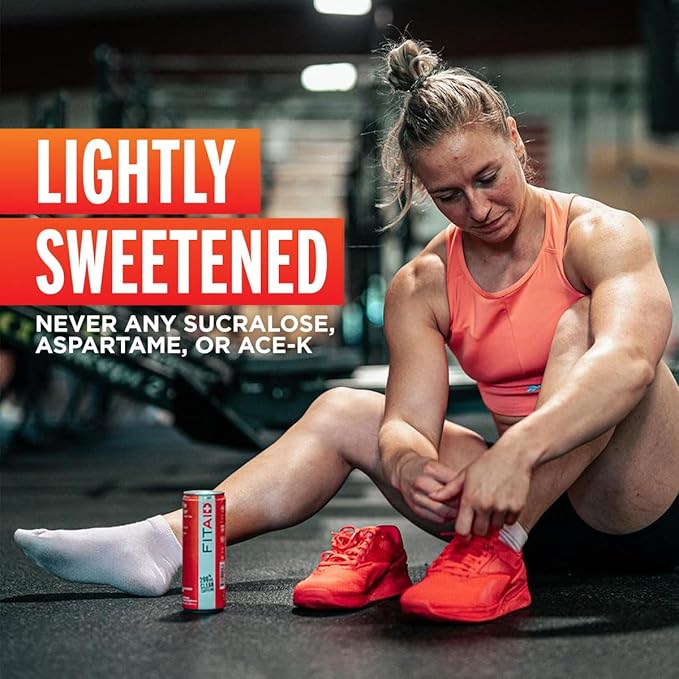 FITAID ENERGY, 200mg Natural Caffeine, Keto, Mango Sorbet, Optimum Performance Formula: BCAAs