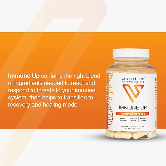Immune Up High-Absorption Vitamin C, D3, A + Zinc | Immune Support | Improve Cellular Health |