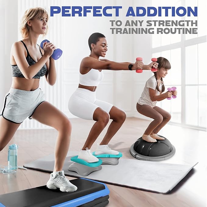Yes4All Neoprene Coated Dumbbell Hand Weight Sets of 2 - Multiple Weight Options with 15 Colors