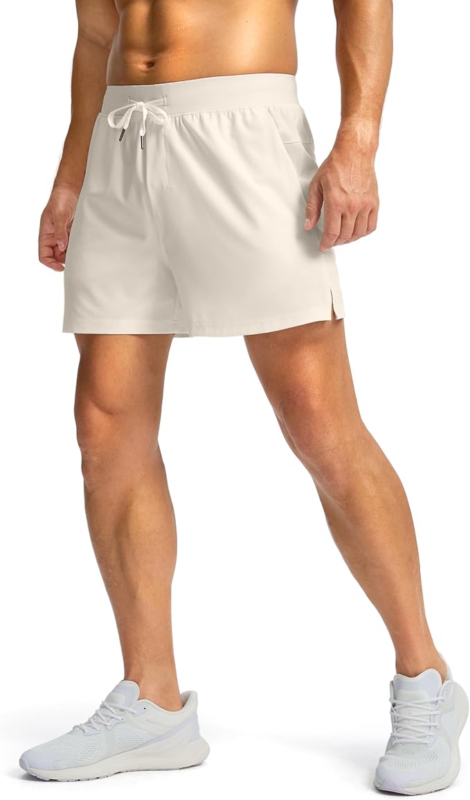 Men's Running Shorts with Zipper Pockets 9 Inch/ 7 Inch / 5 Inch Lightweight Quick Dry Gym Workout