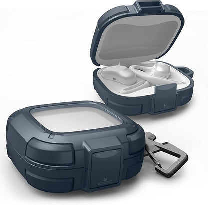 Dexnor for SHOKZ OpenFit Air Case with Drop-Proof Lock, Shockproof Rugged Bumper Cases Protective