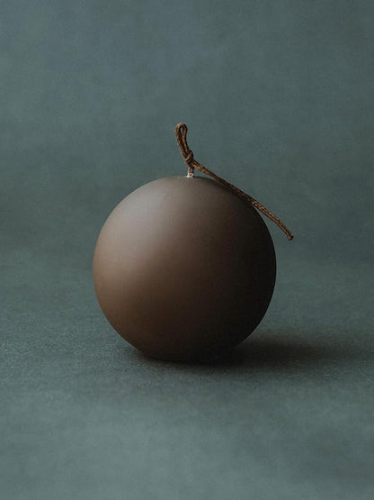 LAWA Sphere Candle - Beautiful Handmade Pillar Scented Soy Wax Elegant Aesthetic Candle