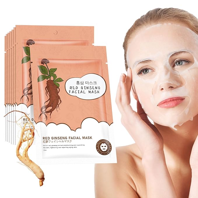 10Pack Sheet Face Masks Skincare for All Skin Types, Moisturizing Hydrating Facial Masks Suitable