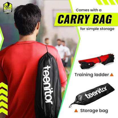 Teenitor Agility Ladder Speed Ladder Training Ladder for Soccer, Speed, Football Fitness Feet
