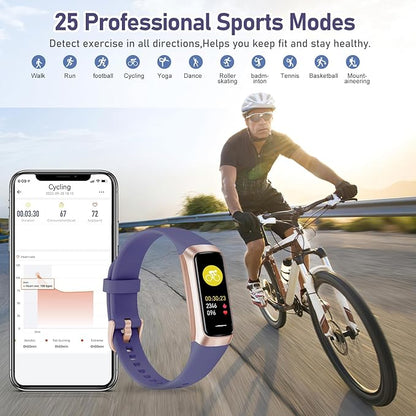 Fitness Tracker with 24/7 Heart Rate, Blood Oxygen Blood Pressure Sleep Monitor, Activity Trackers