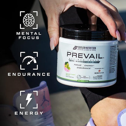 Prevail Pre Workout Powder with Nootropics: Pre Workout for Men and Women, Cutting Edge Energy and