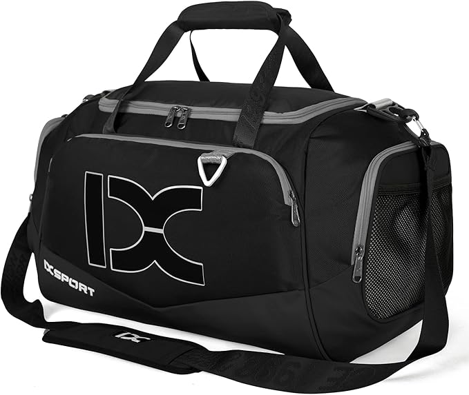Sports Gym Bag，INOXTO Travel Duffel Bag with Dry Wet Pocket And Shoe CompartmentFor Women and