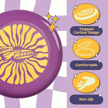 Wham-O Frisbee Cool Flyer Flying Disc, 9.95 Inch Sports Disc Lightweight Durable for Outdoor Beach