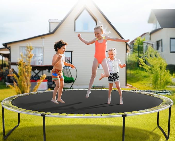 VEVOR Replacement Trampoline Mat, Universal Jumping Round Trampoline, Reinforce UV-Resistant Mat