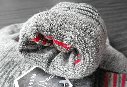 FEIDEER Men's Walking Hiking Socks, Wicking Cushion Quarter Crew Socks for Mens Outdoor Sports