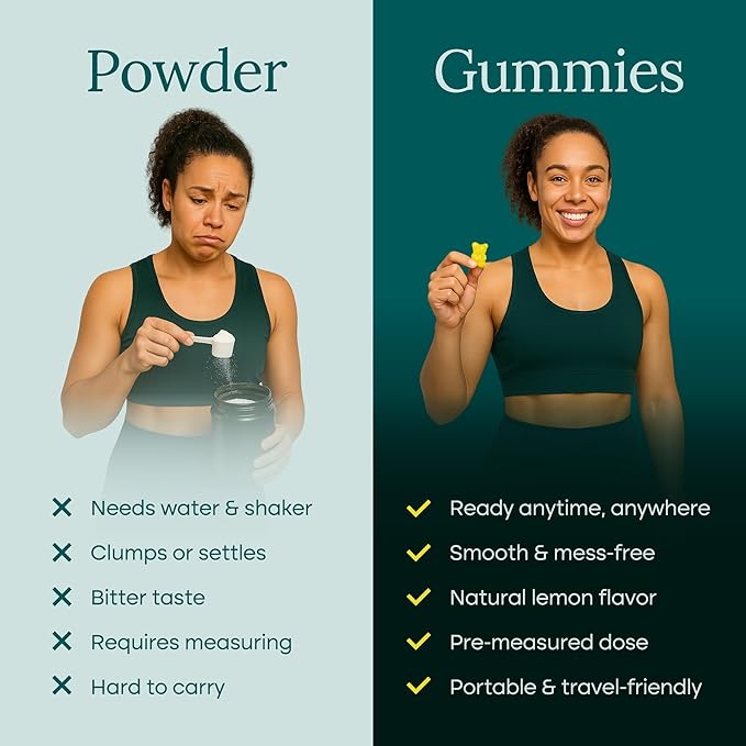 Sugar-Free Creatine Monohydrate Gummies 5gram per Serving, Potent Creatine Gummies for Men & Women
