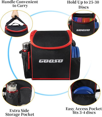 Disc Golf Set with Bag - 12 PCS Flying Disc Golf Discs for Beginner with Putter, Midrange, Driver |