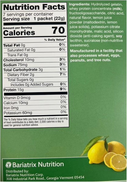 High Protein Fruit Flavored Powder Drink Mix, 15g Protein, Low Calorie, Sugar Free, Ideal Protein