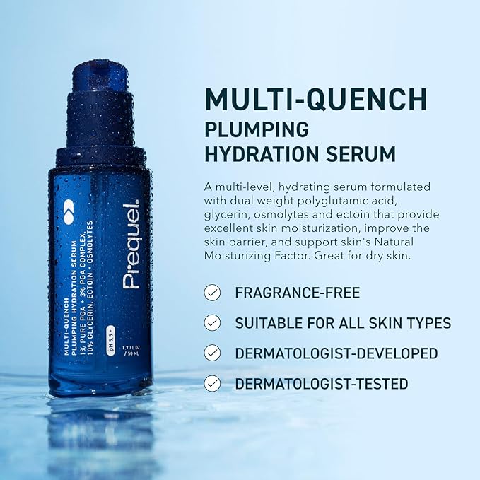 Skin Multi-Quench Plumping Hydration Serum for Face. Intensive Hydrating Facial Serum for Women