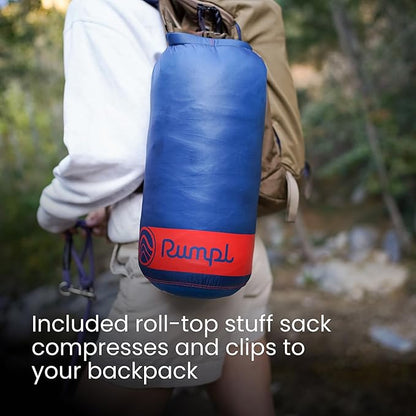 Rumpl Original Puffy Blanket - Warm, Water-Resistant Camping Blanket with 100% Recycled Synthetic