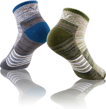 FEIDEER Hiking Walking Socks For Women, Multi-pack Outdoor Recreation Socks Moisture Wicking Crew