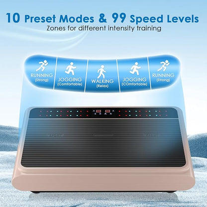 Vibration Plate Exercise Machine - Whole Body Workout Vibration Platform Lymphatic Drainage Machine