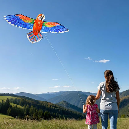 ORGCLDKT- 3D Lifelike Style Bird/Eagle Kite, Super Easy to Fly with, Ideal for Kids, Adults, Girls