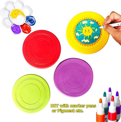 7'' Kids Outdoor Game Flying Discs 12 Pack Party Favors School Teaching Early Education Sports Safe