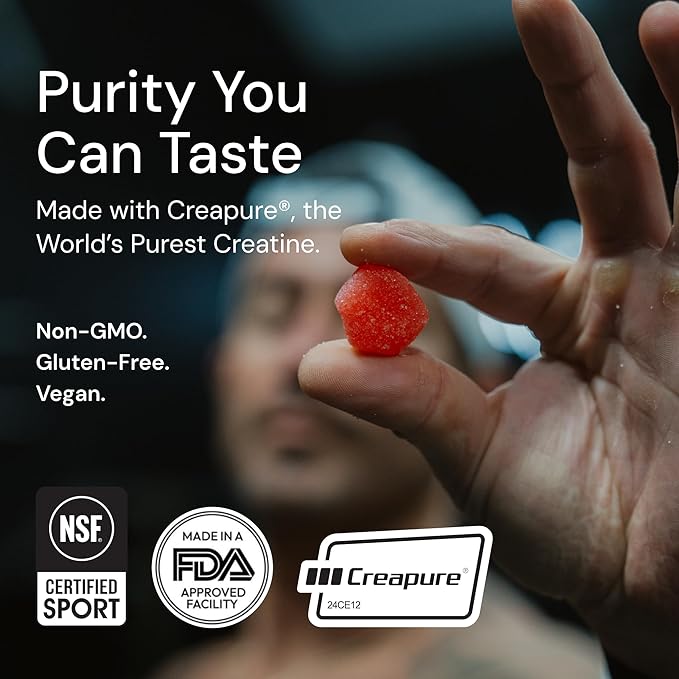 Create Creatine Monohydrate Gummies for Men & Women | 1.5g Creatine per Gummy for Muscle Strength