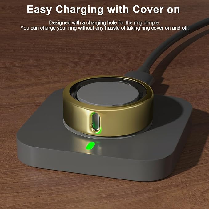 5 Pack Cover Compatible with Oura Ring Gen 4/Oura Ring Gen 3 Horizon/Heritage, Surport Charging