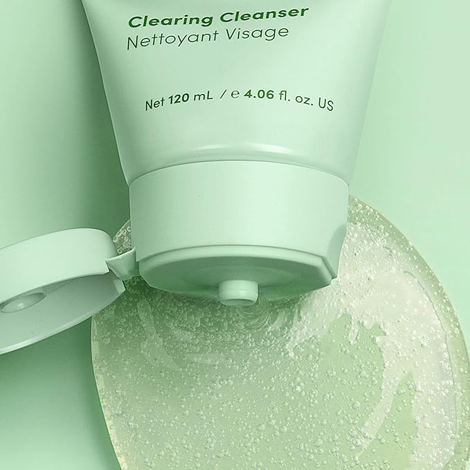 Sand & Sky Oil Control Gentle Face Cleanser with AHA & BHA - pH-Balanced Blemish Cleanser, Reduces