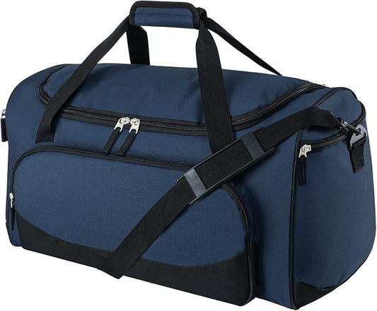 Mens 55L Gym Bag Large Sports Duffle Bags Lightweight Overnight Bags for Travel Camping