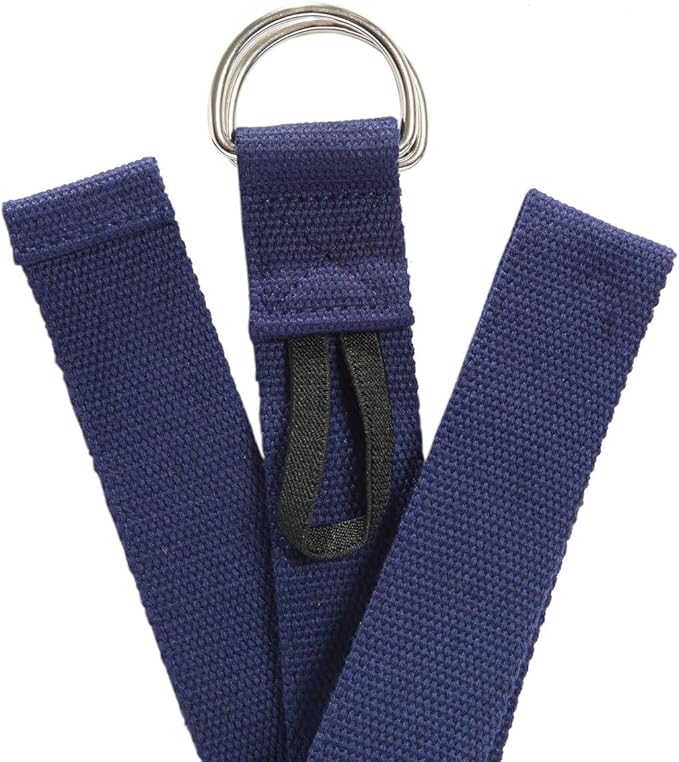 Everyday Yoga Super Strong Strap with Metal D-ring Buckle - Improve Flexibility, Stretching, and
