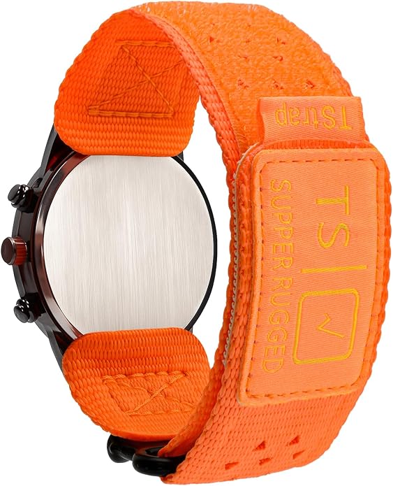TStrap Nylon Sport Watch Band - Black Quick Release Watch Straps for Men Women - Athletic Military