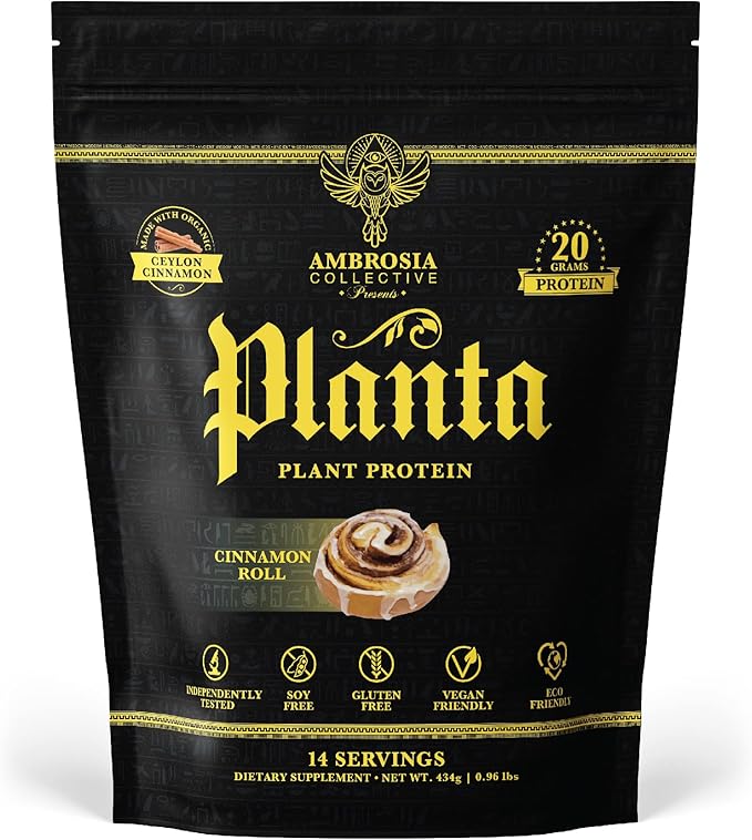 Ambrosia Planta - Premium Plant-Based Protein | Vegan & Keto Friendly | Gourmet Flavors with No