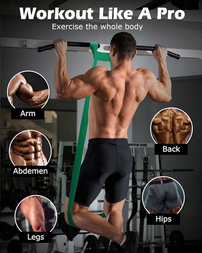 Zacro Resistance Bands, 6 Resistance Levels Pull Up Assistance Bands, Exercise Bands for Men&Women