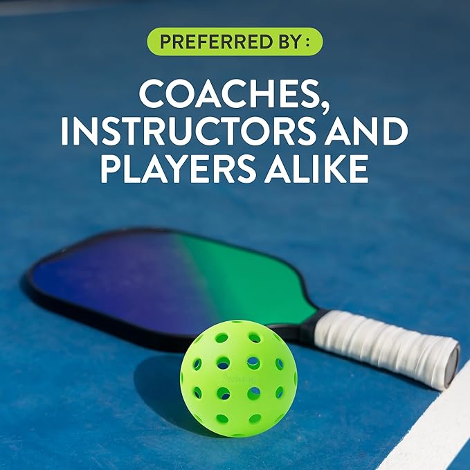 Aviana Outdoor Pickleball Balls - USAPA Approved for Tournament Play | Durable 40-Hole Design |