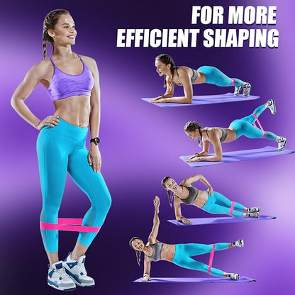 WHATAFIT Resistance Bands, Exercise Bands，Resistance Bands for Working Out, Work Out Bands with