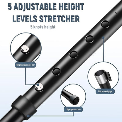 Hamstring Stretcher for Knee Extension & Pain Relief, Adjustable Low Back, Calf, Leg & Hip