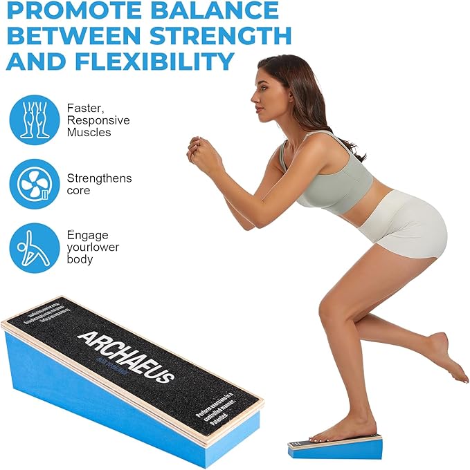 Athletic Balance Boards,Slant Board,Wobble Board,Balance Wedge for Condition Your Body and Prevent