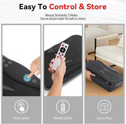 Whole Body Vibration Plate Exercise Machine ??Power Vibrating Plate for Lymphatic Drainage Weight