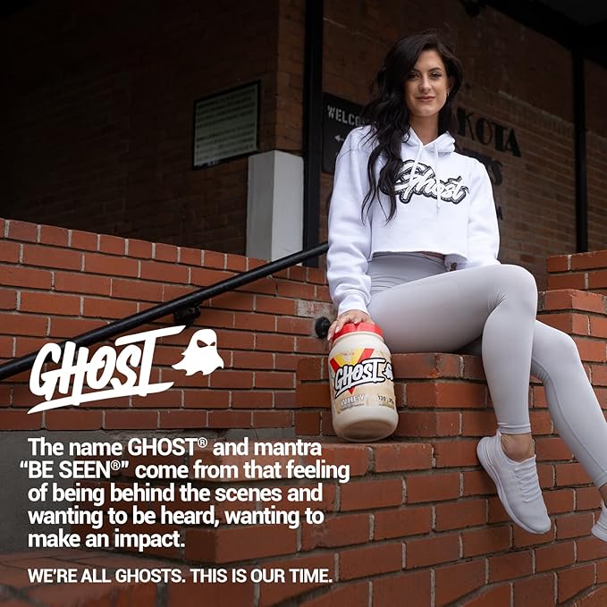 GHOST Whey Protein Powder, Cereal Milk - 2LB, 25G of Protein - Whey Protein Blend - ­Post Workout
